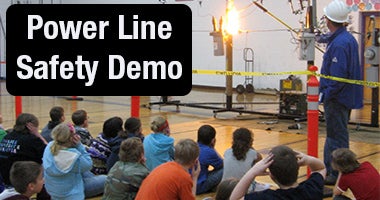 Schedule a power line safety demo for your school