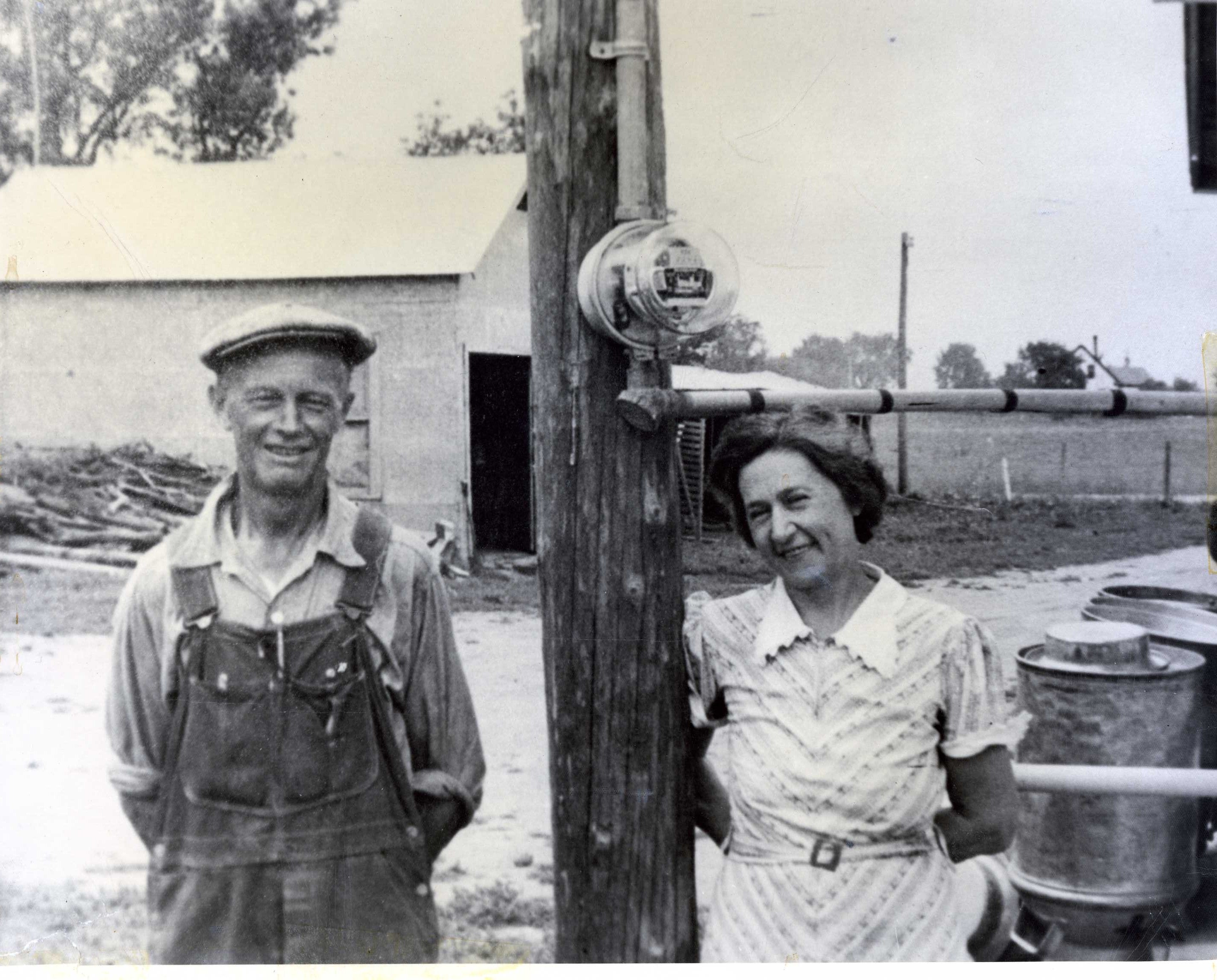 On July 27, 1938, Ole and Minnie Stoen of Georgetown are  first members energized.