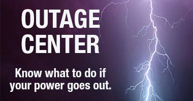 Be prepared for storms and power outages
