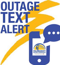 Outage text alerts