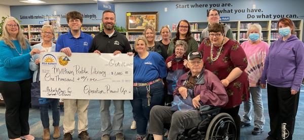 Operation Round Up awards grant to Milltown Public Library