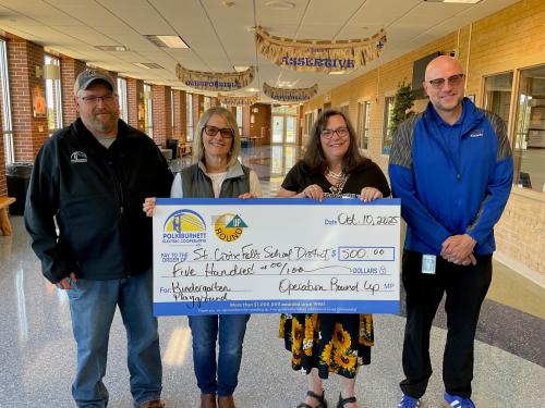 Operation Round Up awards $500 to SCF kindergarten playground