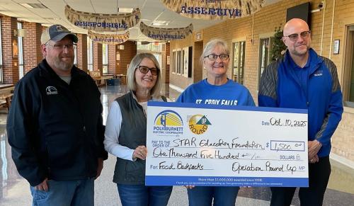 Operation Round Up awards $1,500 to STAR Education Foundation