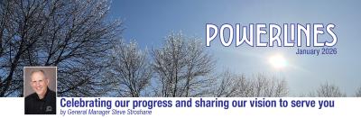 January 2026 Powerlines newsletter cover