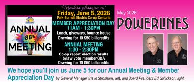 May 2026 Powerlines newsletter