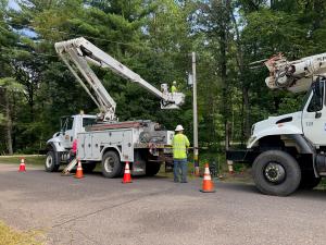 Converting overhead power lines to underground