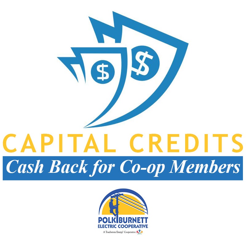 Capital Credits, Cash Back for Co-op Members