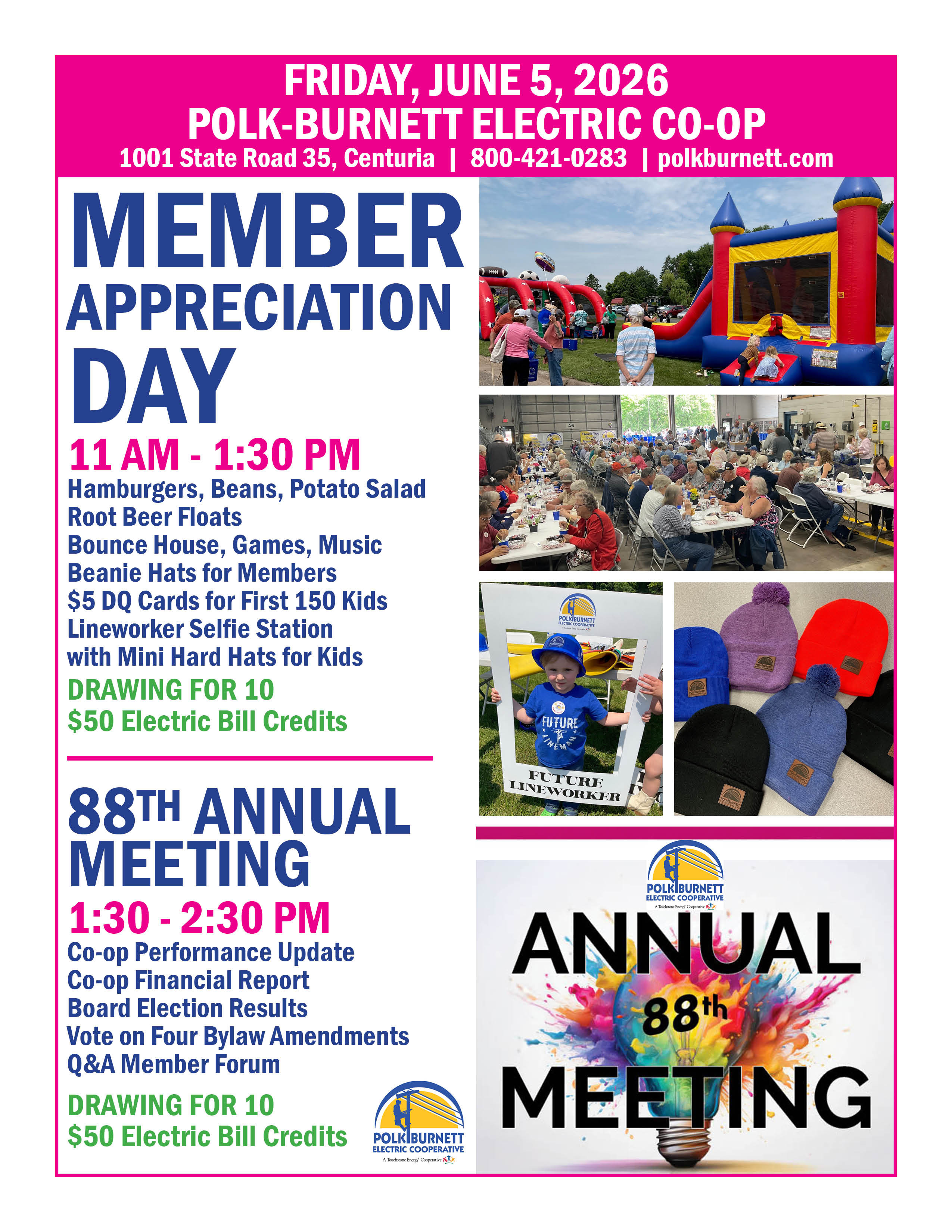 2026 Annual Meeting and Member Appreciation Invitation Flyer