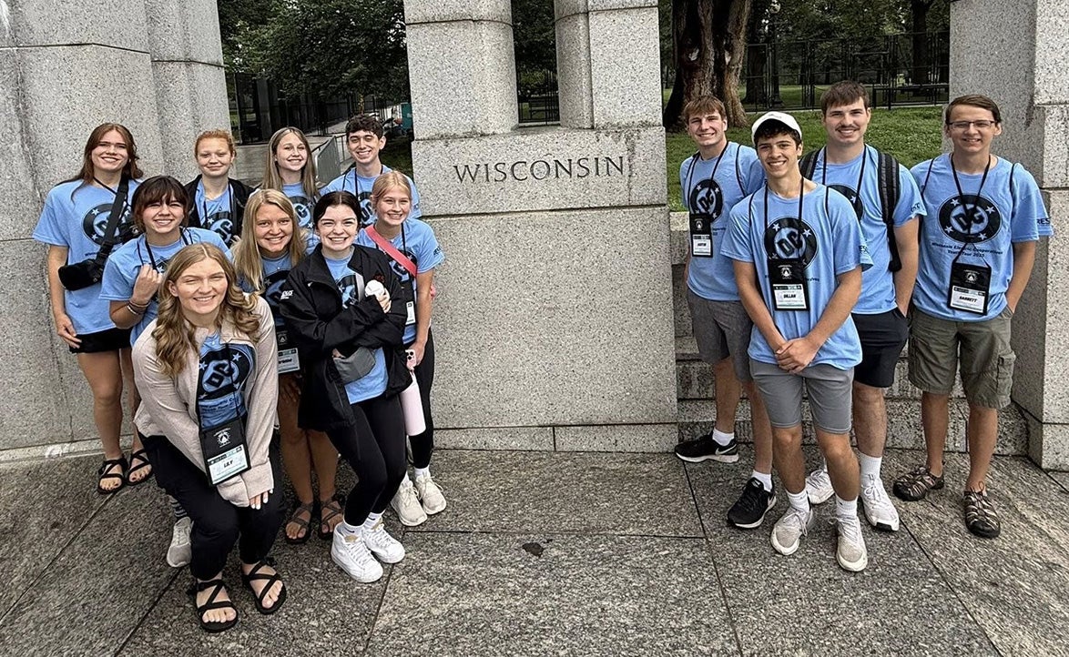 Wisconsin Youth Tour Delegation 2025