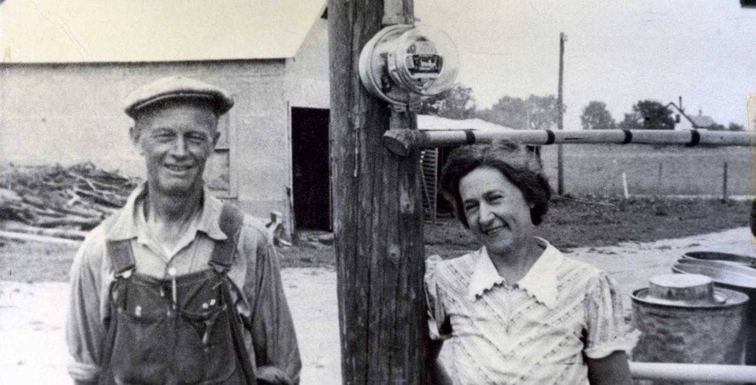 On July 27, 1938, Ole and Minnie Stoen of Georgetown are first members energized.