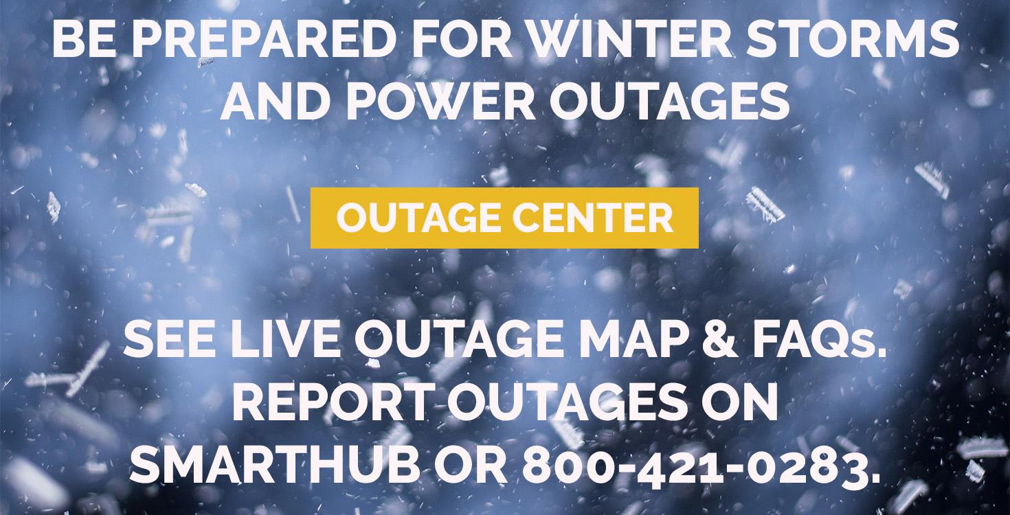 Be prepared for winter storms and power outages