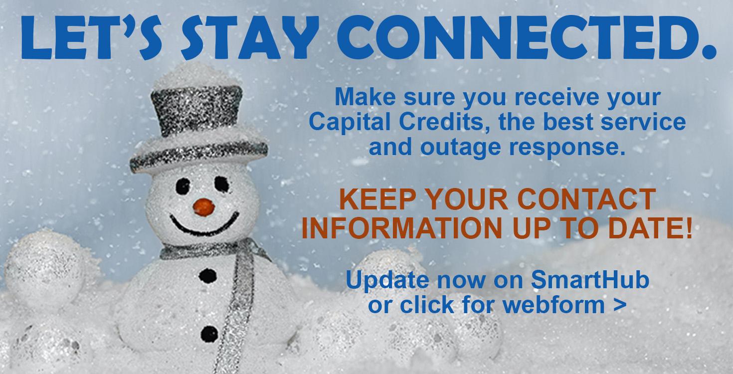 Keep contact information up to date