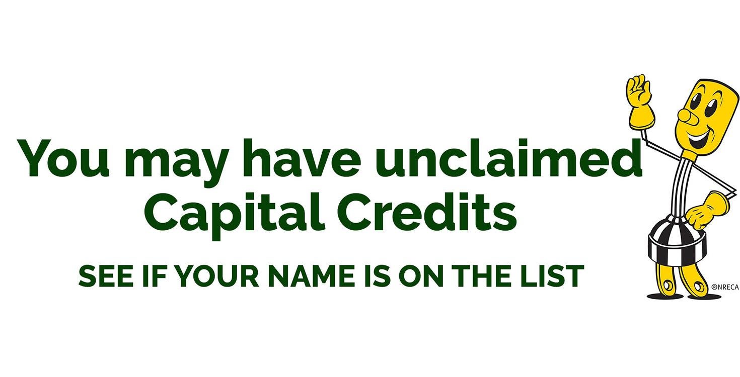 See if you have unclaimed Capital Credits