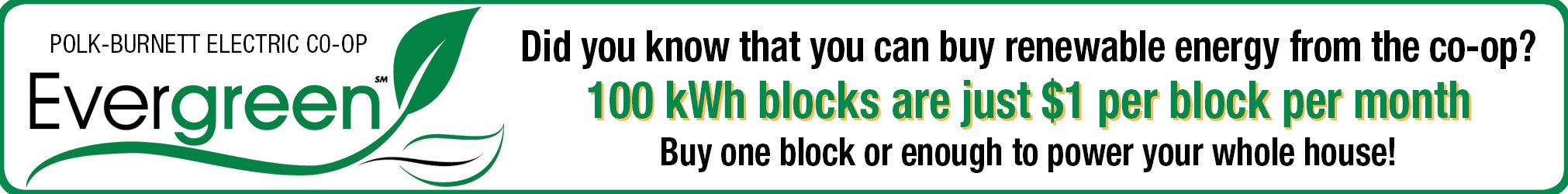 Evergreen Renewable Energy Block